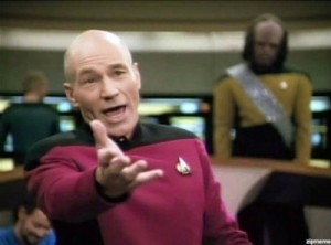 Create meme: Patrick Stewart, Jean-Luc Picard, Picard meme