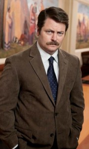 Create meme: Ron Swanson, nick offerman, I'm a simple man you see