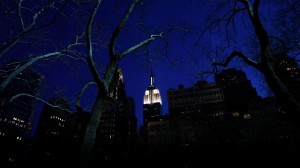 Create meme: images night city. gif, the empire state, evening