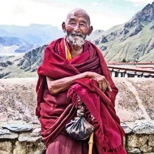 Create meme: Tibetan monks, Chinese monk, a Buddhist monk