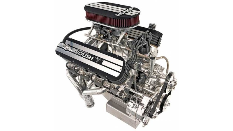 Create meme: small block chevy motor, powerful engine, The cobra engine