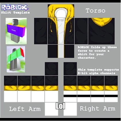 Black Roblox Nike Shirt Template