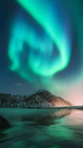 Create meme: Northern lights, polar lights