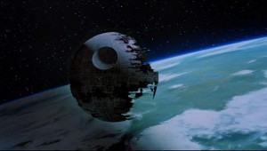 Create meme: star wars death star, the death star destroys the planet from the movie, the second death star