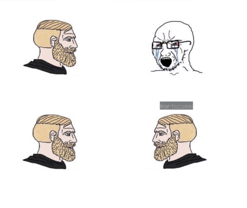 Create meme: bearded man meme, beard meme , meme with a bearded man template