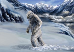 Create meme: Yeti Bigfoot