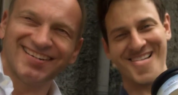 Create meme: Michael Fassbender and James McAvoy, people , people