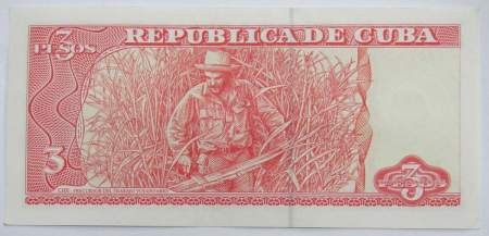 Create meme: banknotes of Cuba, Cuba 3 pesos 2004, 3 pesos che Guevara 2004