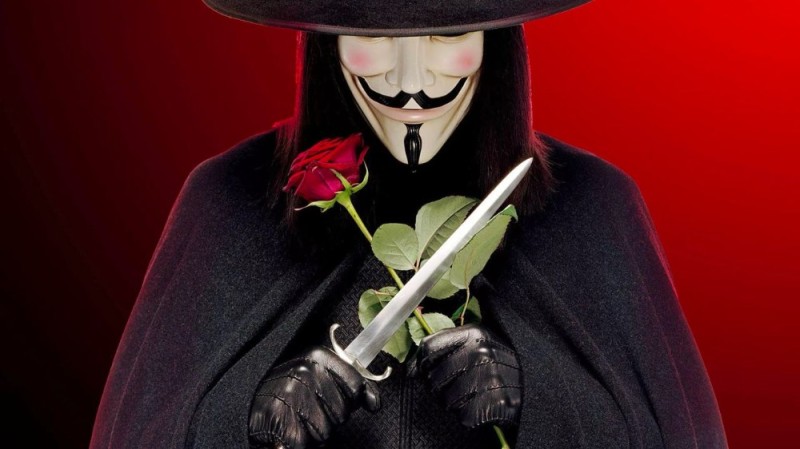 Create meme: guy Fawkes , guy fawkes vendetta, vendetta