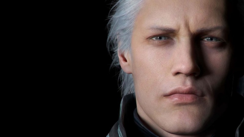 Создать мем: dmc 5 vergil, вергилий bury the light, вергилий улыбается