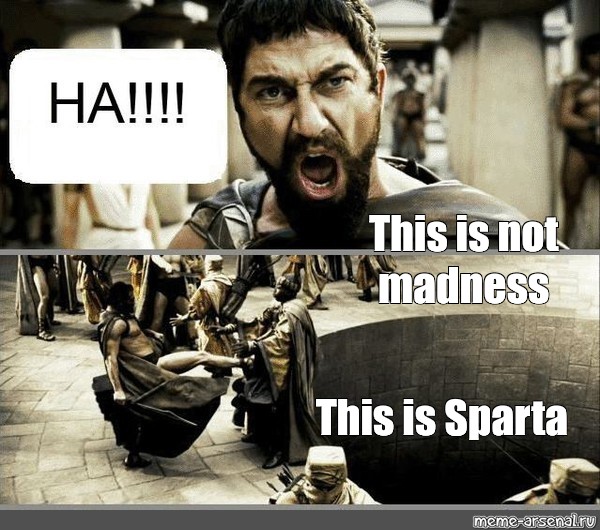 300 - This is madness. This is Sparta. 