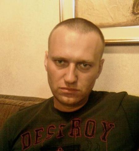 Create meme: Alexey Navalny, bald navalny, male 