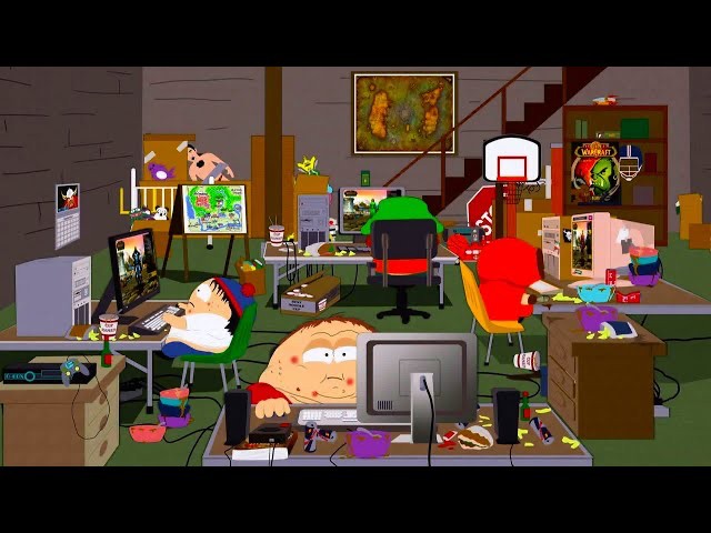 Create meme: cartman at the south park computer, south park warcraft cartman