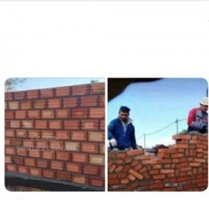 Create meme: day brick memorial, Construction or renovation, work construction