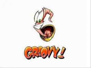 Create meme: earthworm Jim groovy, groovy earthworm Jim earthworm, earthworm Jim Groovy