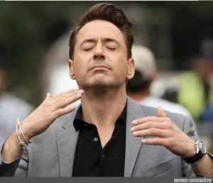 Create meme: meme with Robert Downey Jr., Downey, Robert Downey meme