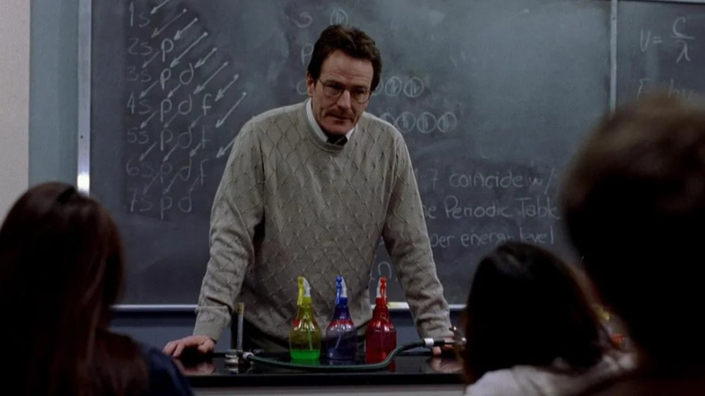 Create meme: Walter White is a teacher, Walter White breaking Bad, Walter White is a teacher