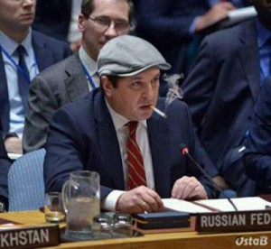Create meme: the diplomat, the UN security Council, UN Vladimir safronkov
