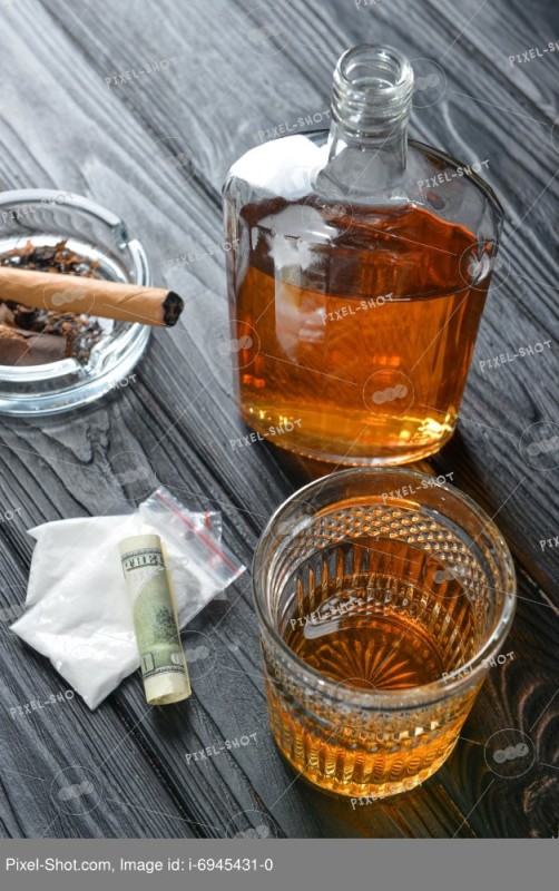 Create meme: whiskey and cigar, whiskey, Whiskey on the table