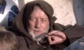 Создать мем: это не те дроиды, obi wan ben kenobi, оби ван мем