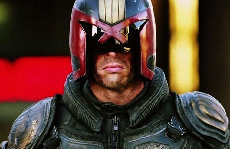 Create meme: judge dredd karl urban, judge Dredd , judge Dredd 3d