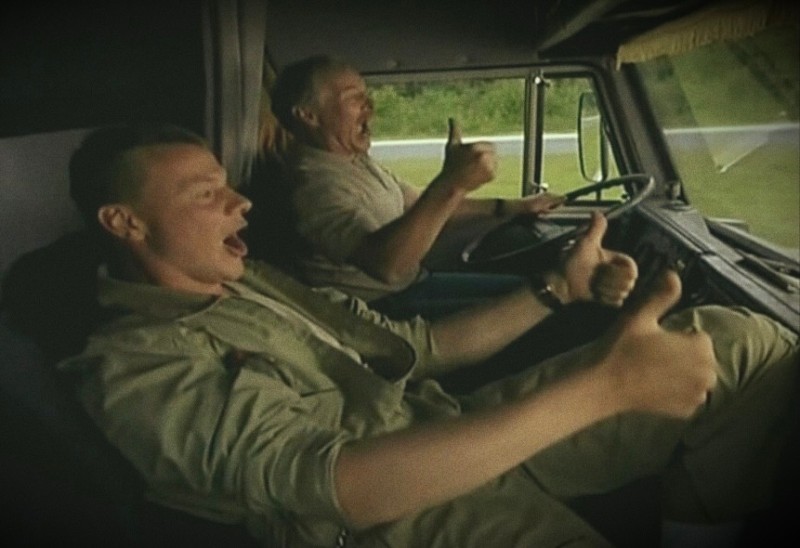 Create meme: truckers season 1 episode 1, Vladimir Gostyukhin truckers 2001, truckers season 1 