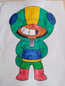 Create meme: Leon from Bravo stars, Brawl Stars, draw brawlers