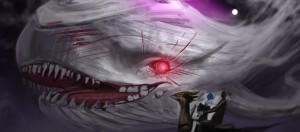 Create meme: white whale re zero, dracolich, re zero white whale