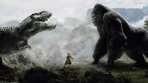 Create meme: t rex, kingkong, godzilla