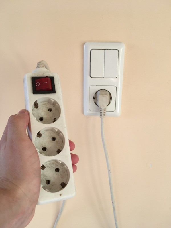 Create meme: socket block with switch, extension socket, sockets with a switch