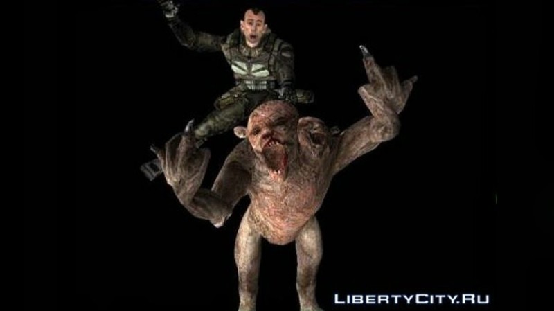 Create meme: Chimera Stalker, chimera call of pripyat, kink monster from stalker