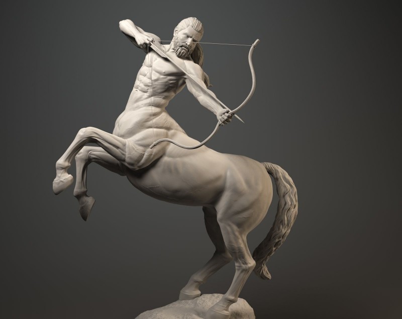 Create meme: Centaur Chiron statue, Centaur sculpture, Chiron the centaur