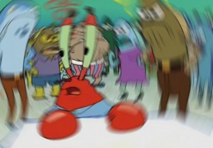 Create meme: Mr. Krabs, Mr. Krabs meme, blurry mr krabs memes