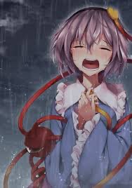 Создать мем: touhou project, satori komeiji evil, аниме