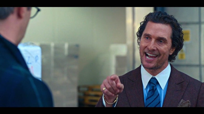 Create meme: a frame from the movie, gentlemen 2019, Matthew McConaughey Lincoln for a Lawyer