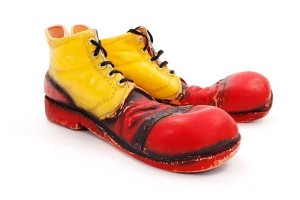 Создать мем: клоунские туфли, клоунская обувь, ботинки клоунские (арт. пт846)