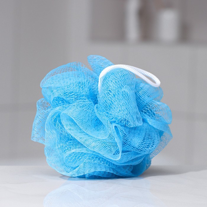 Create meme: loofah, dolyan's body washcloth "ball", 15 g, color mix, body washcloth dolyana 40 g color mix