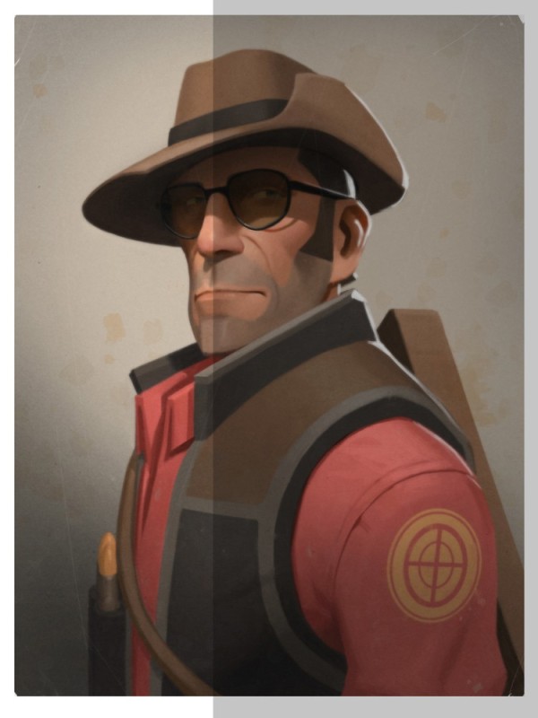 Create meme: team fortress 2 , team fortress 2 portraits, team fortress 2 sniper