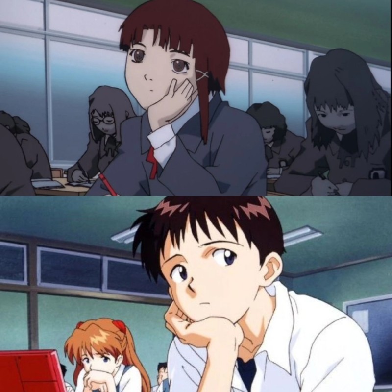 Create meme: The Lane Experiments (1998 Miniseries), The series experiments Lane, Shinji ikari 1995