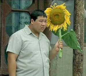 Create meme: people, Nicholas Ligay, Chinese with sunflower