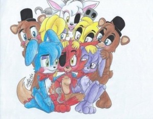 Создать мем: fnaf, sonic, фнаф персонажи