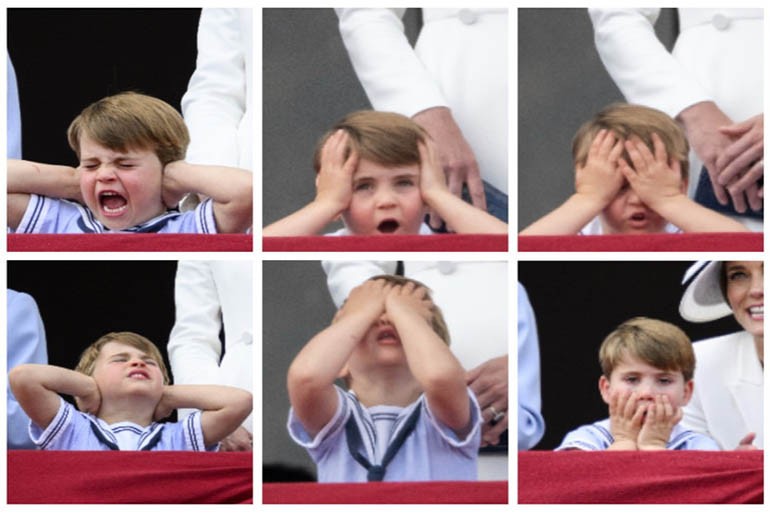 Create meme: Prince louis, prince george , face 