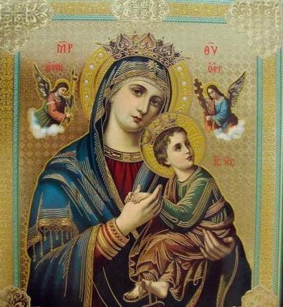 Create meme: icon of the mother of God, icon of the mother of God passionate, icon of the all-helping mother of God