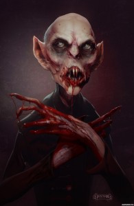 Создать мем: art horror, носферату вампир, монстры жуткие