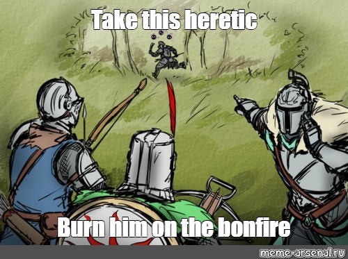 burn heretic