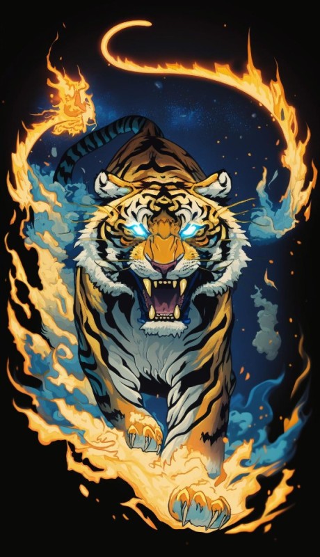 Create meme: tiger , the golden tiger, tiger pattern