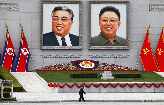 Create meme: Kim Il sung, Kim Il sung and Kim Jong Il , Kim Il sung