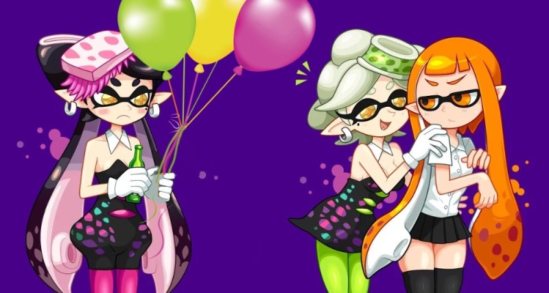 Создать мем: marie splatoon, splatoon персонажи, splatoon callie