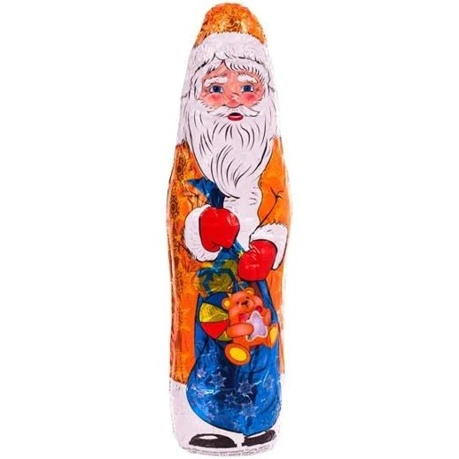 Create meme: chocolate curly Santa Claus 60g, chocolate Santa Claus, chocolate Santa claus 60 g