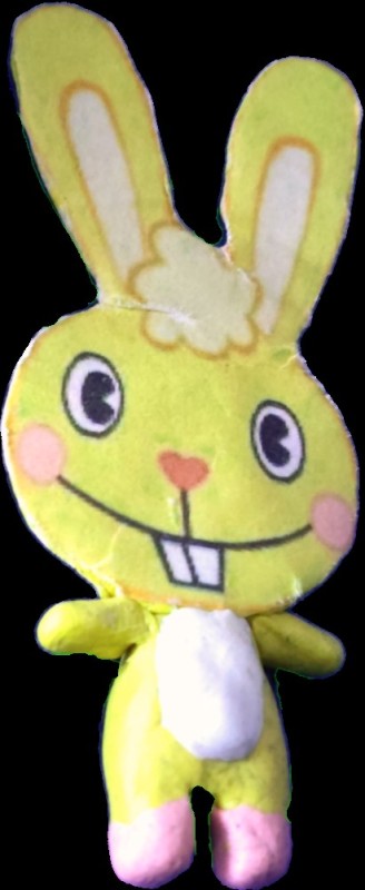 Create meme: happy tree friends cuddles toy, happy tree friends cuddles rabbit bunny stuffed toy, soft toy bunny